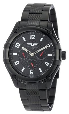 I By Invicta 43659-004 Multi-Function Black Ion-Plated Stainless Steel