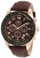 Invicta 10712 Speedway Brown Dial Brown Leather