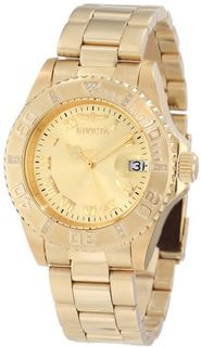 Invicta 12820 Pro Diver Gold Dial Diamond Accented