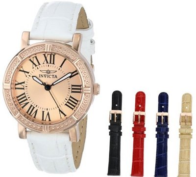 Invicta 14893 Wildflower Analog Display Japanese Quartz White