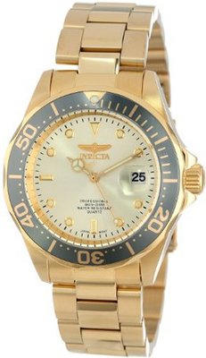 Invicta 14979 Pro Diver Analog Display Japanese Quartz Gold