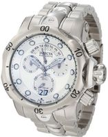 Invicta 1537 Reserve Venom Chronograph Silver Dial Stainless Steel