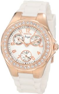 Invicta 1646 Angel Jelly Fish Crystal Accented White Dial