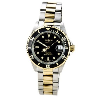 Invicta Pro Diver Automatic Black Dial Two-tone 8927C