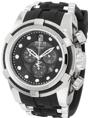 Jason Taylor for Invicta Collection 12954 BOLT Zeus Chronograph Grey Carbon Fiber Dial Black Polyurethane