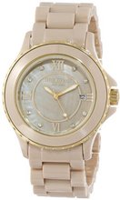 Isaac Mizrahi IMN38N Nude Ceramic Gold Tone Ceramic Bracelet Dress