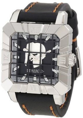 Italico ITGA01-F Gladiatore Square Black Dial Luminous Leather