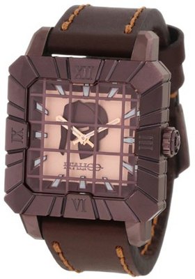 Italico ITGB04-F Gladiatore Square Bronze IP Luminous Golden Leather