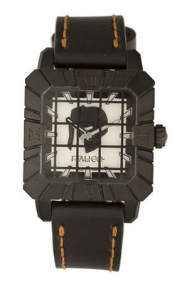 Italico ITGP02-F Gladiatore Sqaure Black IP Luminous Leather