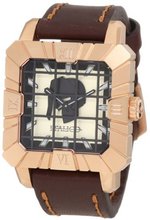 Italico ITGR03-F Gladiatore Sqaure Rose Gold IP Luminous Leather