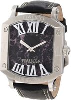 Italico ITIS01-F Imperatore Tonneau Black Marbleized Dial Leather