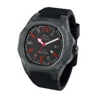iTime Unisex Quartz with Black Dial Analogue Display and Black Silicone Strap PH4900-C-PH01R