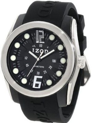 IZOD IZS1/1 BLK Sport Quartz 3 Hand