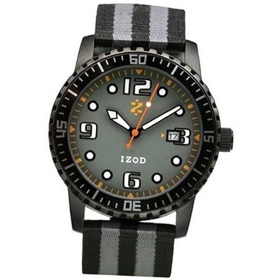 IZOD IZS3/1 BLK/GREY Sport Quartz 3 Hand