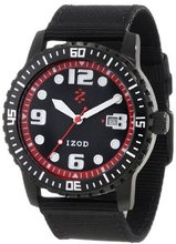 IZOD IZS3/3 BLK/RED Sport Quartz 3 Hand
