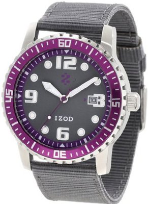 IZOD IZS3/8 PURPLE Sport Quartz 3 Hand