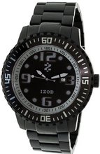 Izod IZS5/2.BLACK.BLACK Black Stainless-Steel Quartz with Black Dial