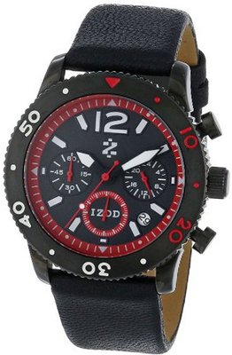 IZOD IZS6/2 BLK/RED Sport Quartz Chronograph