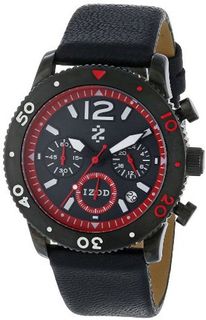 IZOD IZS6/4 BLACK/RED Sport Quartz Chronograph