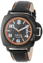 IZOD Unisex IZS10/1 Black Orange Sport Quartz 3 Hand