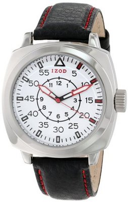 IZOD Unisex IZS10/2 Black Red Sport Quartz 3 Hand