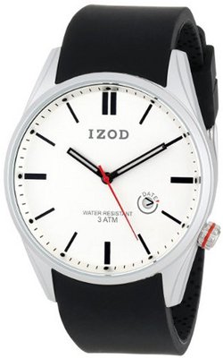 IZOD Unisex IZS7/2 Black White Sport Quartz 3 Hand