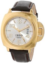 IZOD Unisex IZS9/8 Yellow Gold Sport Quartz 3 Hand