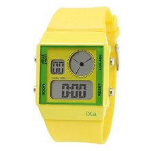 iXa fashion analog digital colorful HL75-YE
