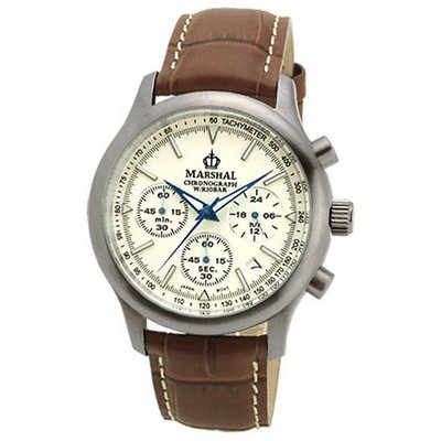 MARSHAL es to 10 BAR chronograph MRZ004-LWH men's