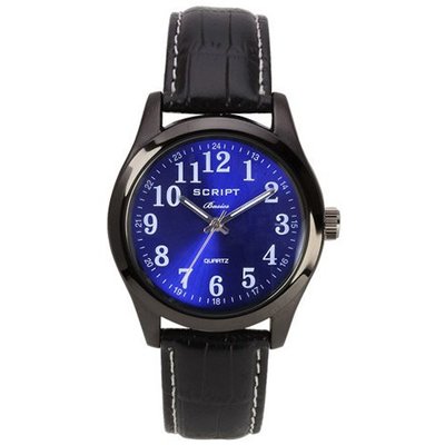 NAG32-BL cow leather belt use SCRIPT