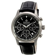 uJ-Axis MARSHAL es to 10 BAR chronograph MRZ004-LBK  