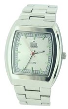 Admiral Silver Tone Bracelet Strap Gents Dress ADM02/B