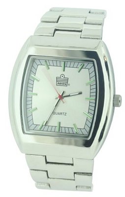 Admiral Silver Tone Bracelet Strap Gents Dress ADM02/B