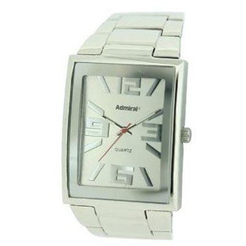 Admiral Silver Tone Bracelet Strap Gents Dress ADM03/A