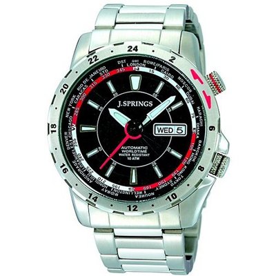 J Springs BEB012 Automatic Traveller World Time