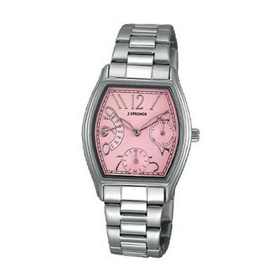 J Springs BLL001 Ladies Retrograde Pink Steel