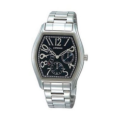 J Springs BLL002 Ladies Classic Retrograde Black Silver