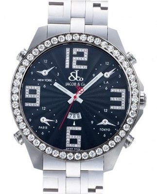 Jacob & Co Five Time Zone Titanium Five Time Zone