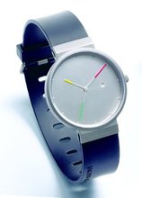 Jacob Jensen 641 Titanium Series Titanium Case Rubber Band Gray Dial