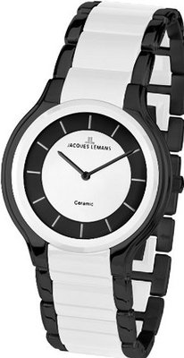 Jacques Lemans 1-1582E Dublin Classic Analog with HighTech Ceramic and Sapphire Glass