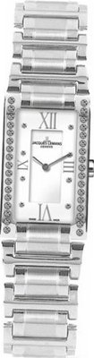 Jacques Lemans G-228G Gloria Classic Analog Sapphire Glass and Genuine Diamonds