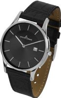 Jacques Lemans London 1-1777B 38mm Stainless Steel Case Leather Mineral &