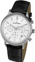 Jacques Lemans Nostalgie N-209A 39mm Stainless Steel Case Calfskin Acrylic &