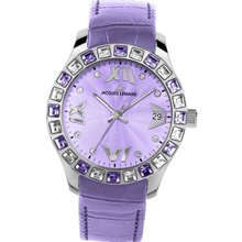 Jacques Lemans Rome 1-1571H Ladies Purple Leather Strap