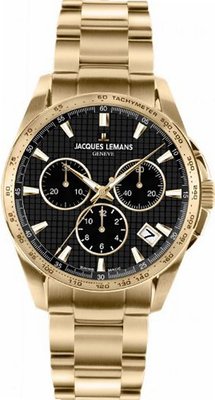 Jacques Lemans Unisex G-191E Tempora Sport Analog Chronograph Sapphire Glass