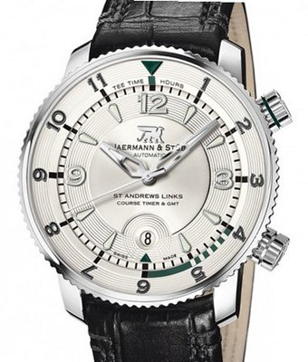 Jaermann & Stübi Limited Edition St Andrews Links Course Timer & GMT