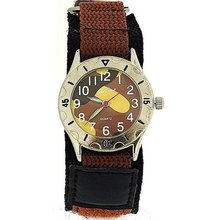 Jakob Strauss Brown Army Camouflage Velcro Strap Boys Sports JAST03