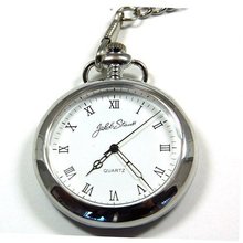 Jakob Strauss Gents Roman Numeral Open Face Pocket JAST11