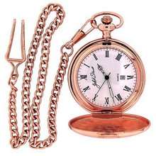 Jakob Strauss Rose Gold Tone Gents Date Pocket on 12 Chain JAST08
