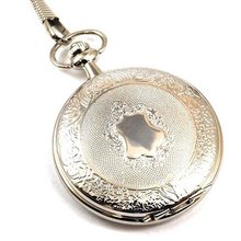 Jakob Strauss Silver Tone Gents Pocket JAST15